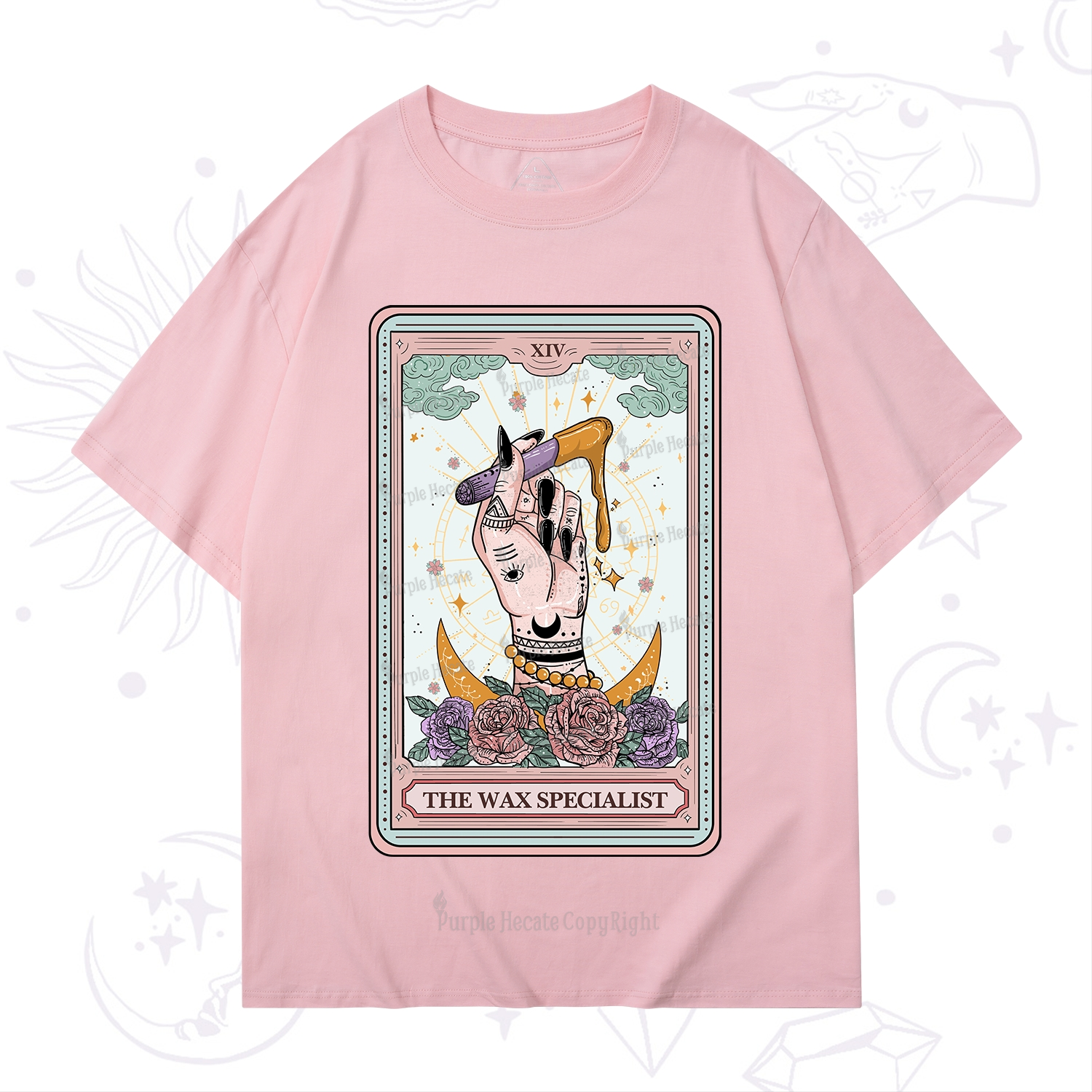 Purplehecate The Wax Specialist Tarot Card T-Shirt