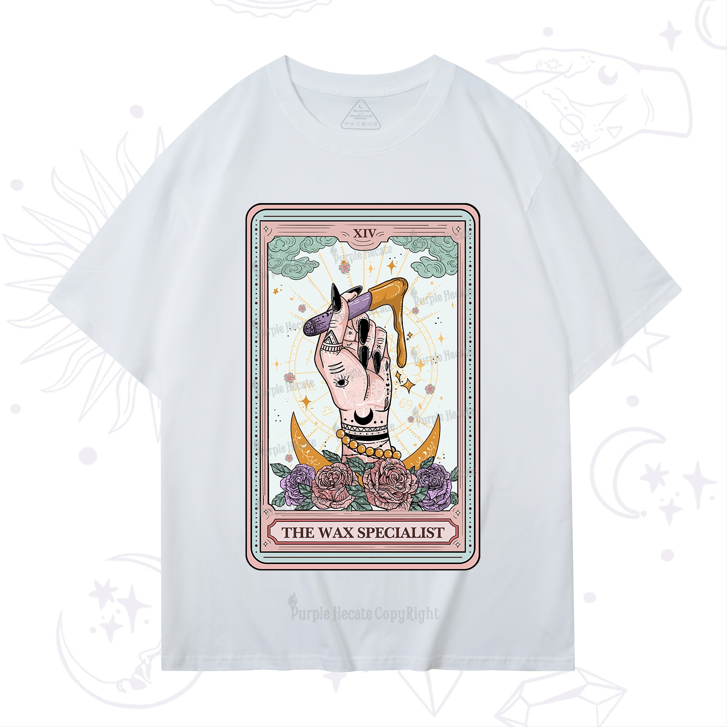 Purplehecate The Wax Specialist Tarot Card T-Shirt
