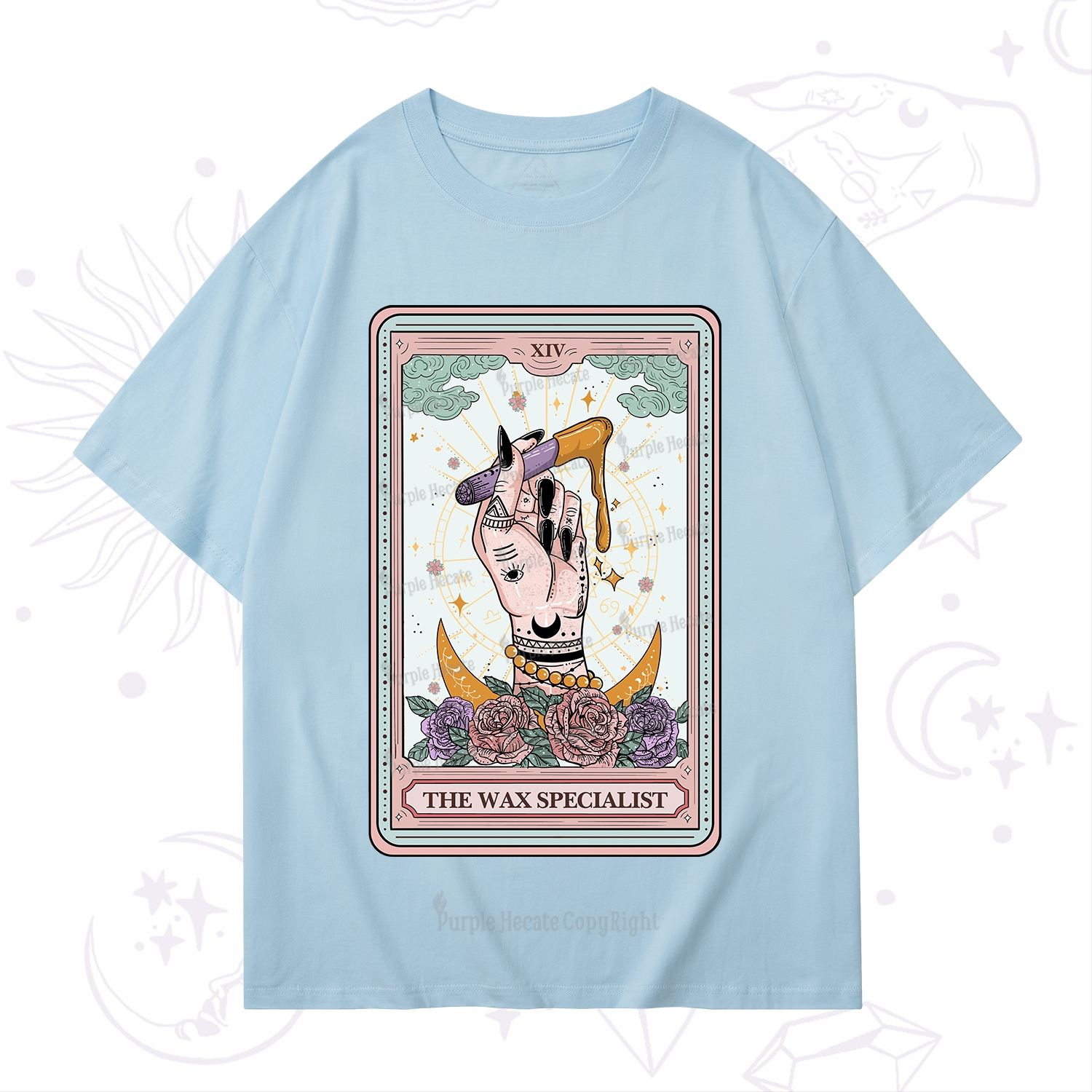 Purplehecate The Wax Specialist Tarot Card T-Shirt