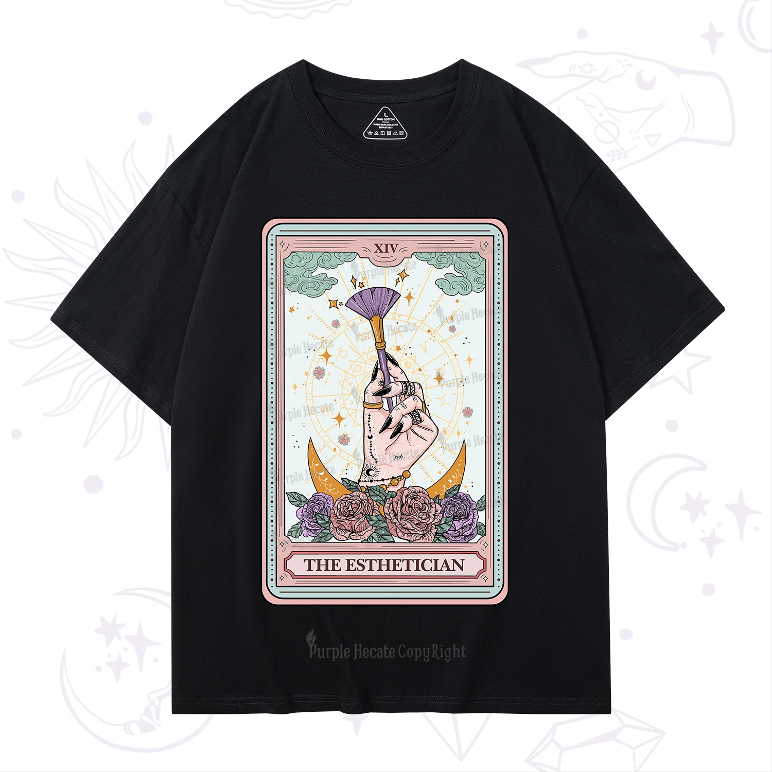 Purplehecate The Esthetician Tarot Card T-Shirt