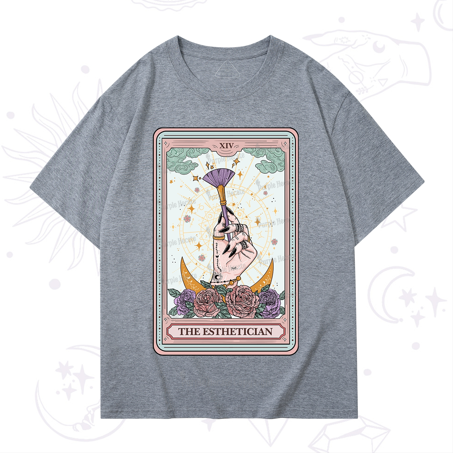 Purplehecate The Esthetician Tarot Card T-Shirt