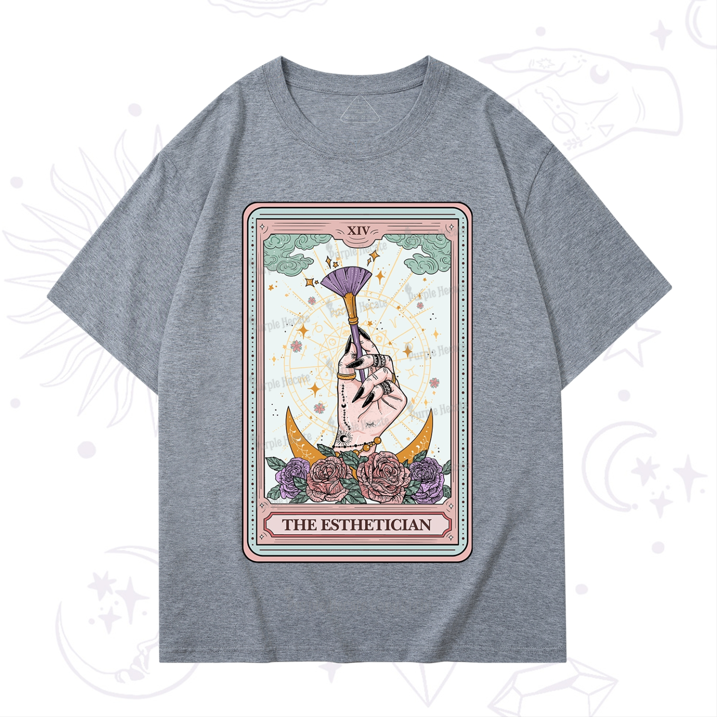 Purplehecate The Esthetician Tarot Card T-Shirt