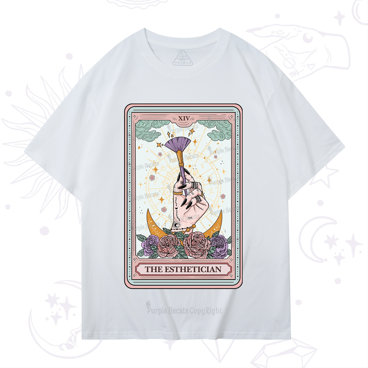 Purplehecate The Esthetician Tarot Card T-Shirt