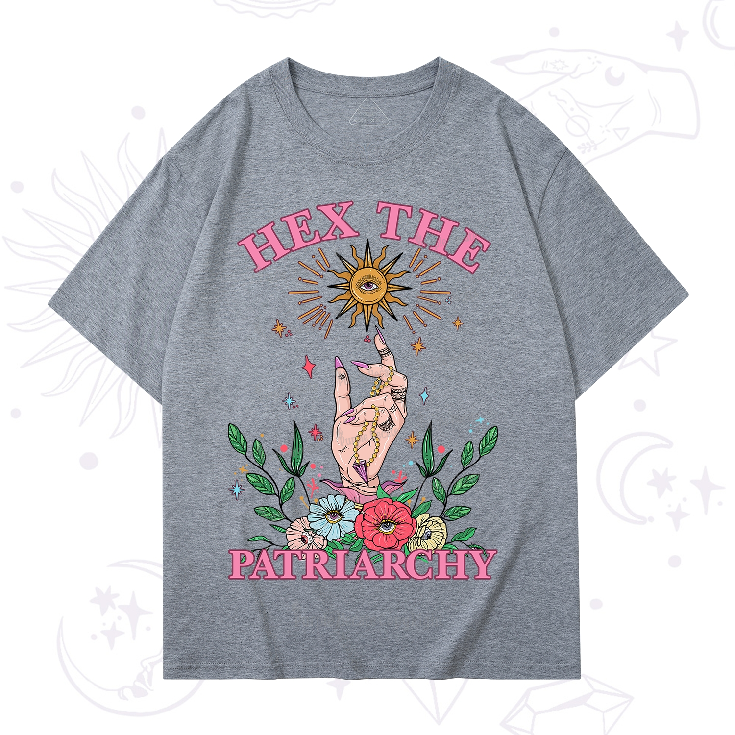 Purplehecate Hex The Patriarchy Witchy T-Shirt