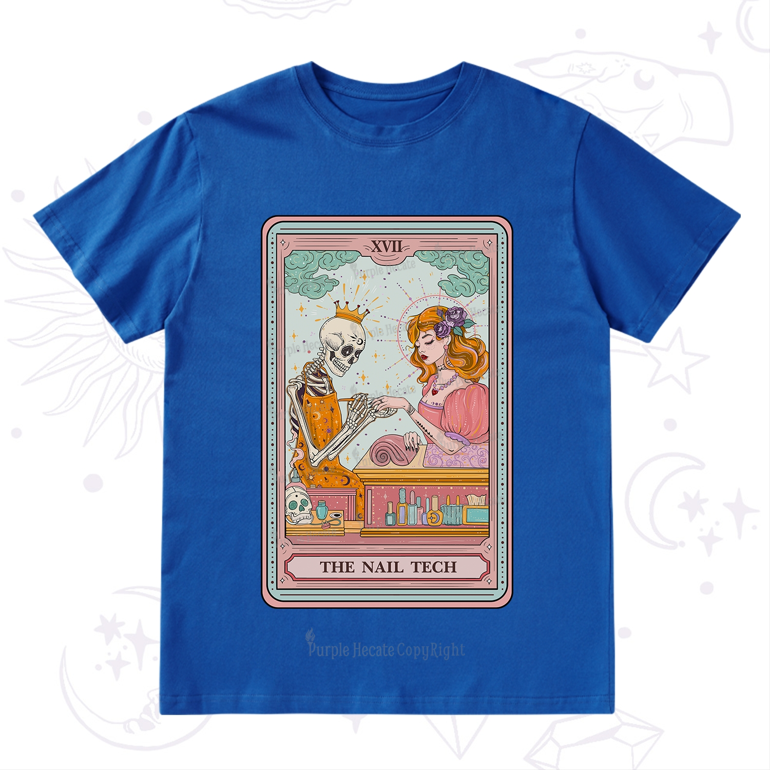 Purplehecate The Nail Tech Life Tarot T-Shirt