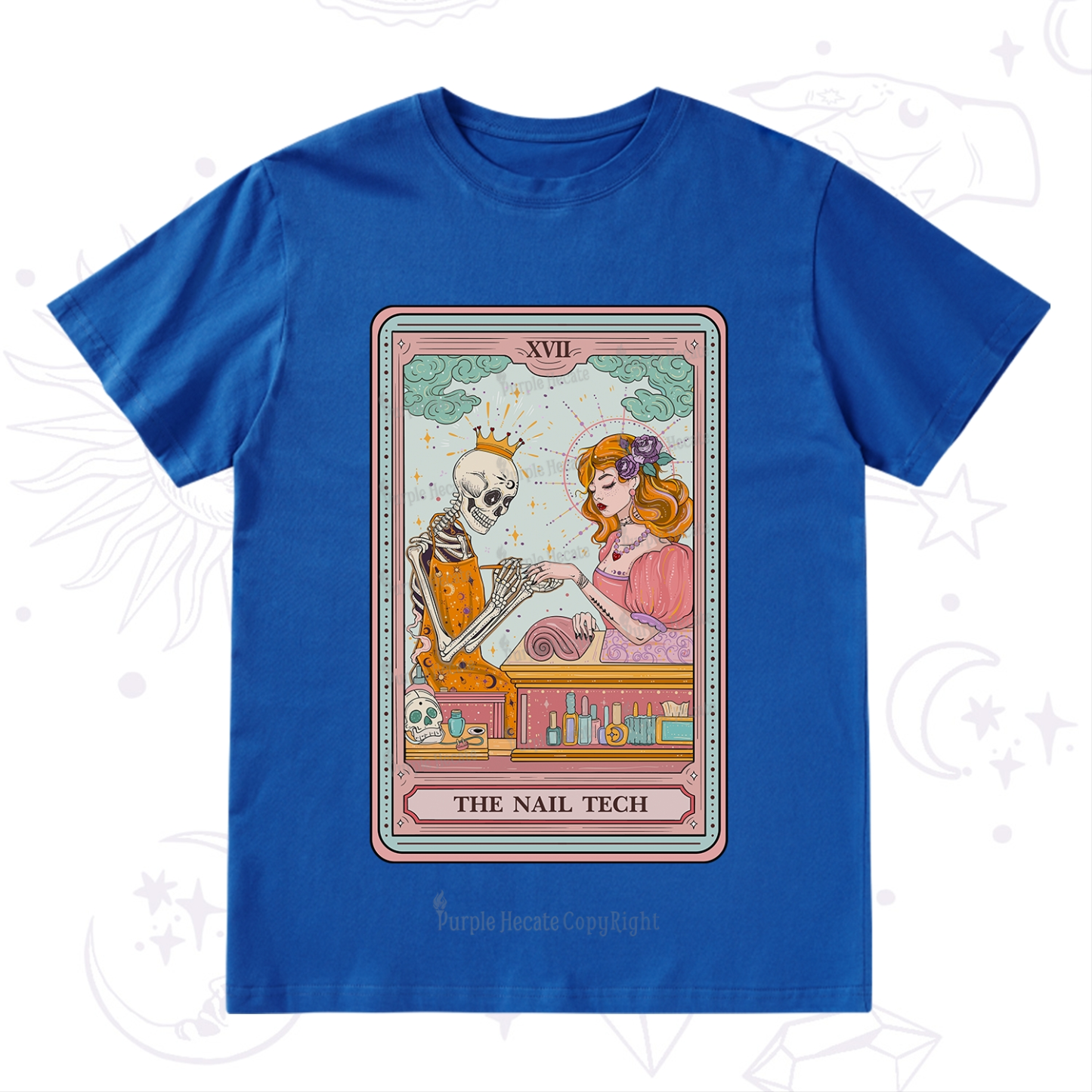 Purplehecate The Nail Tech Life Tarot T-Shirt