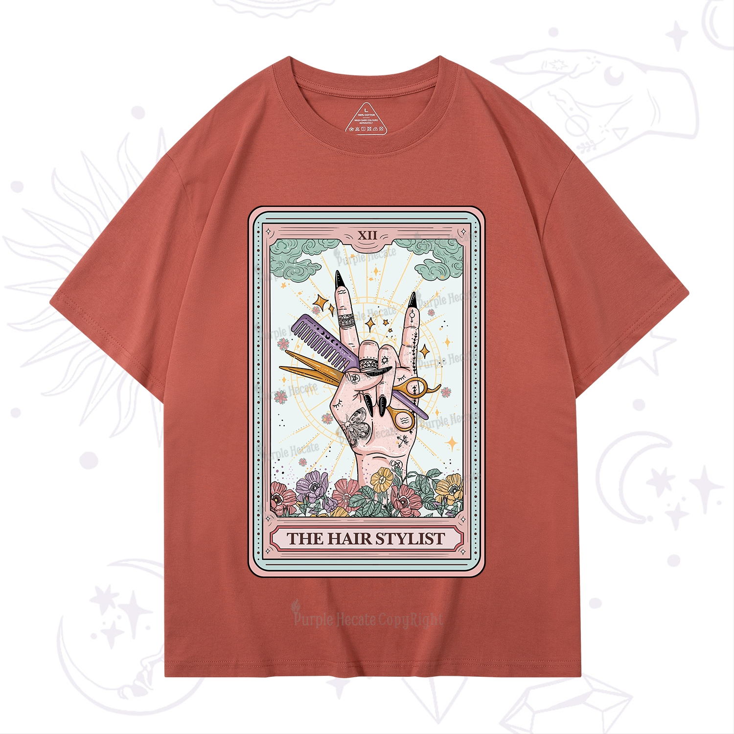 Purplehecate The Hair Stylist Tarot T-Shirt
