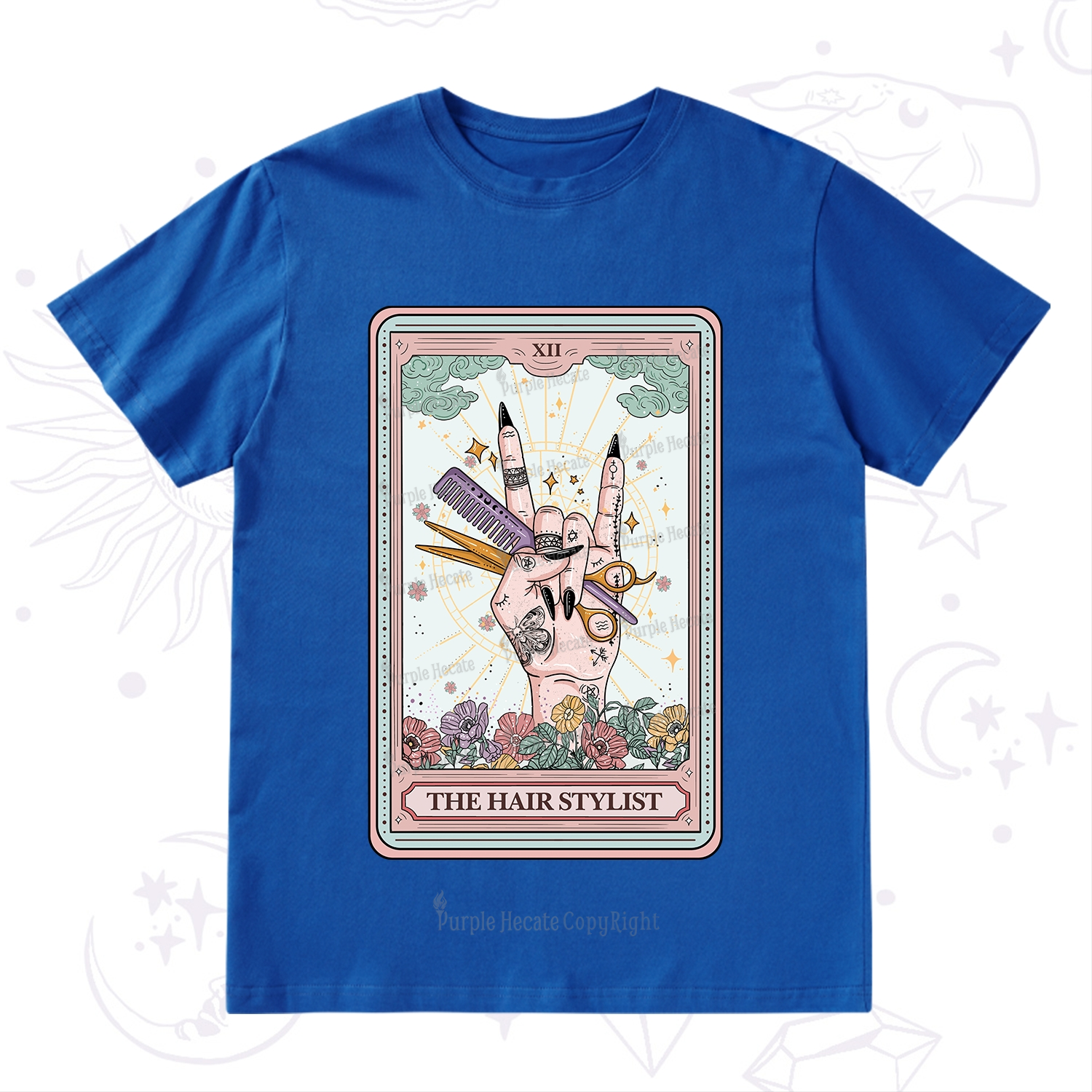 Purplehecate The Hair Stylist Tarot T-Shirt