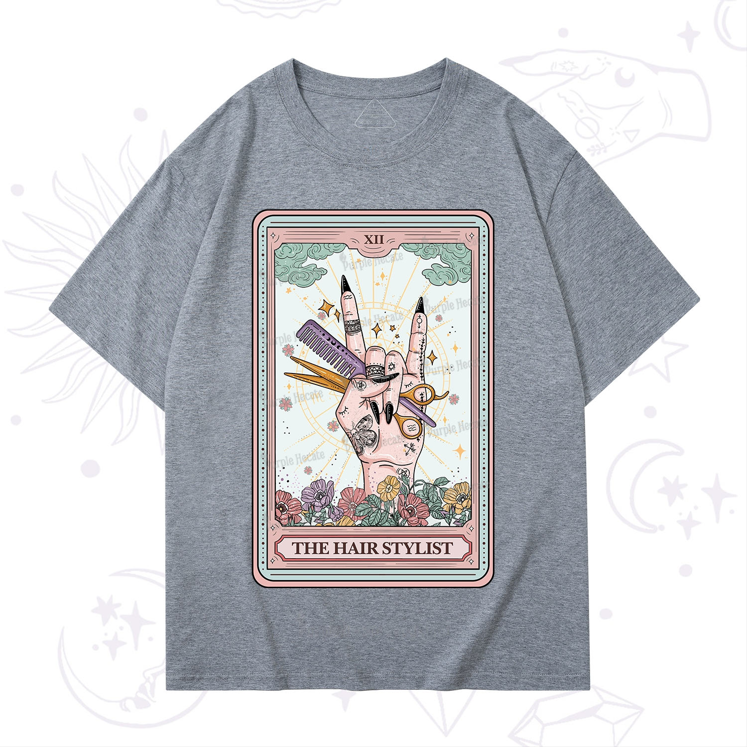 Purplehecate The Hair Stylist Tarot T-Shirt