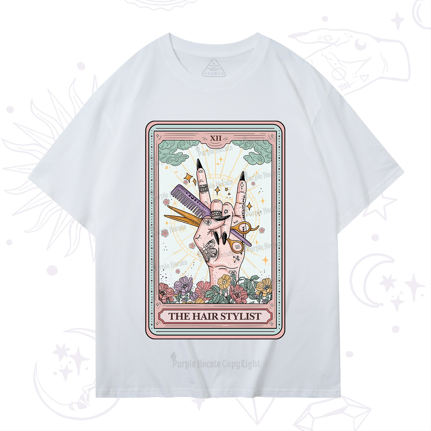 Purplehecate The Hair Stylist Tarot T-Shirt