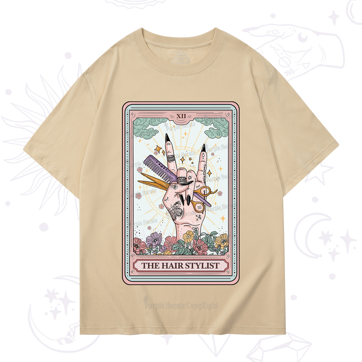 Purplehecate The Hair Stylist Tarot T-Shirt