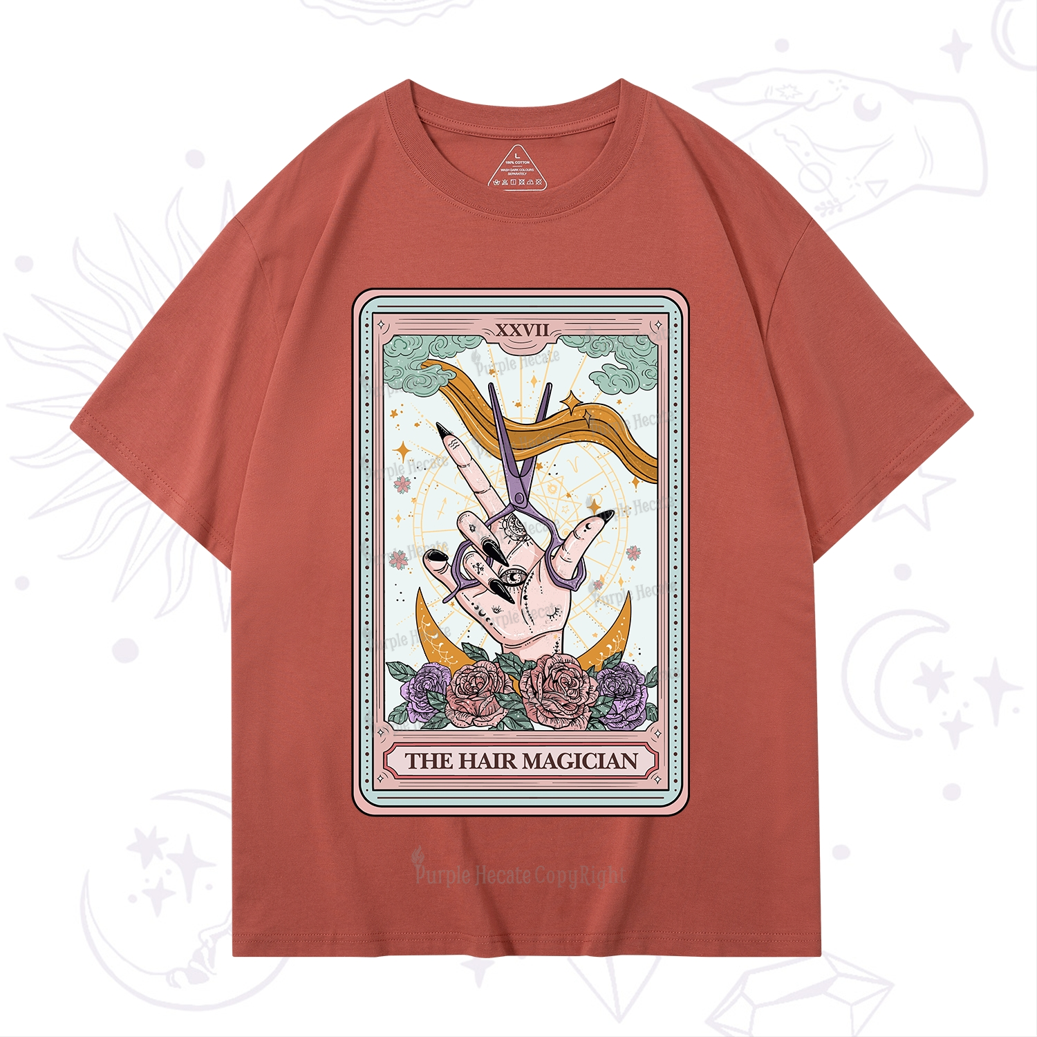 Purplehecate The Hair Magician Tarot T-Shirt