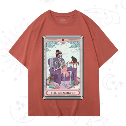 Purplehecate The Crocheter Tarot T-Shirt