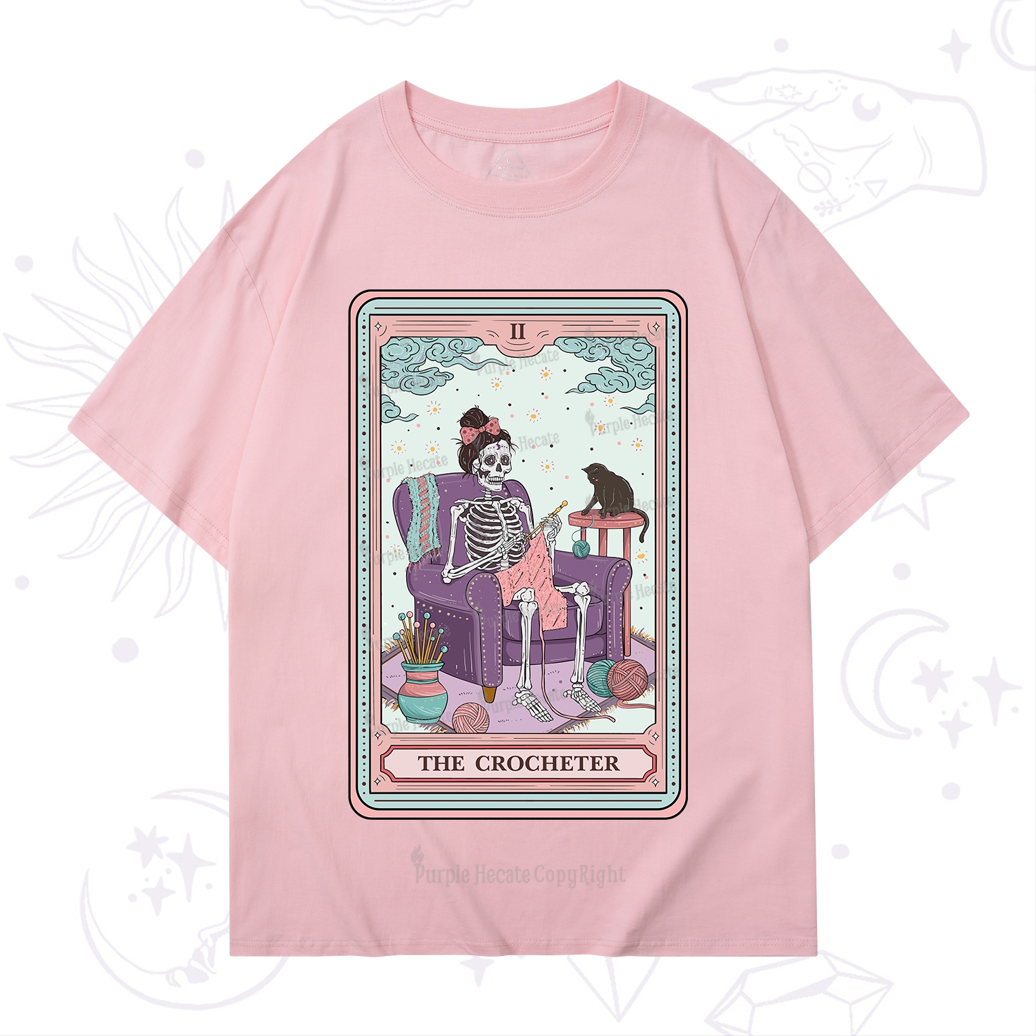 Purplehecate The Crocheter Tarot T-Shirt