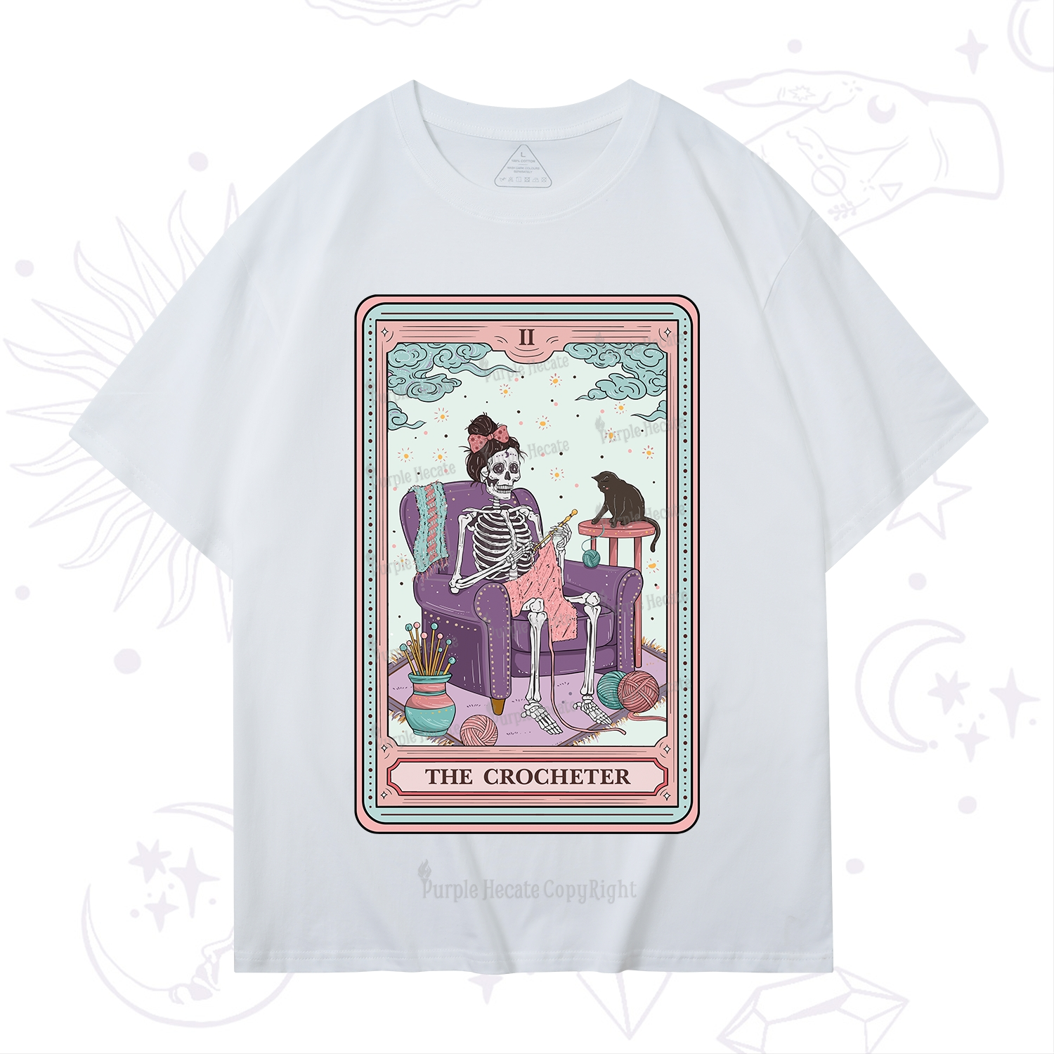 Purplehecate The Crocheter Tarot T-Shirt
