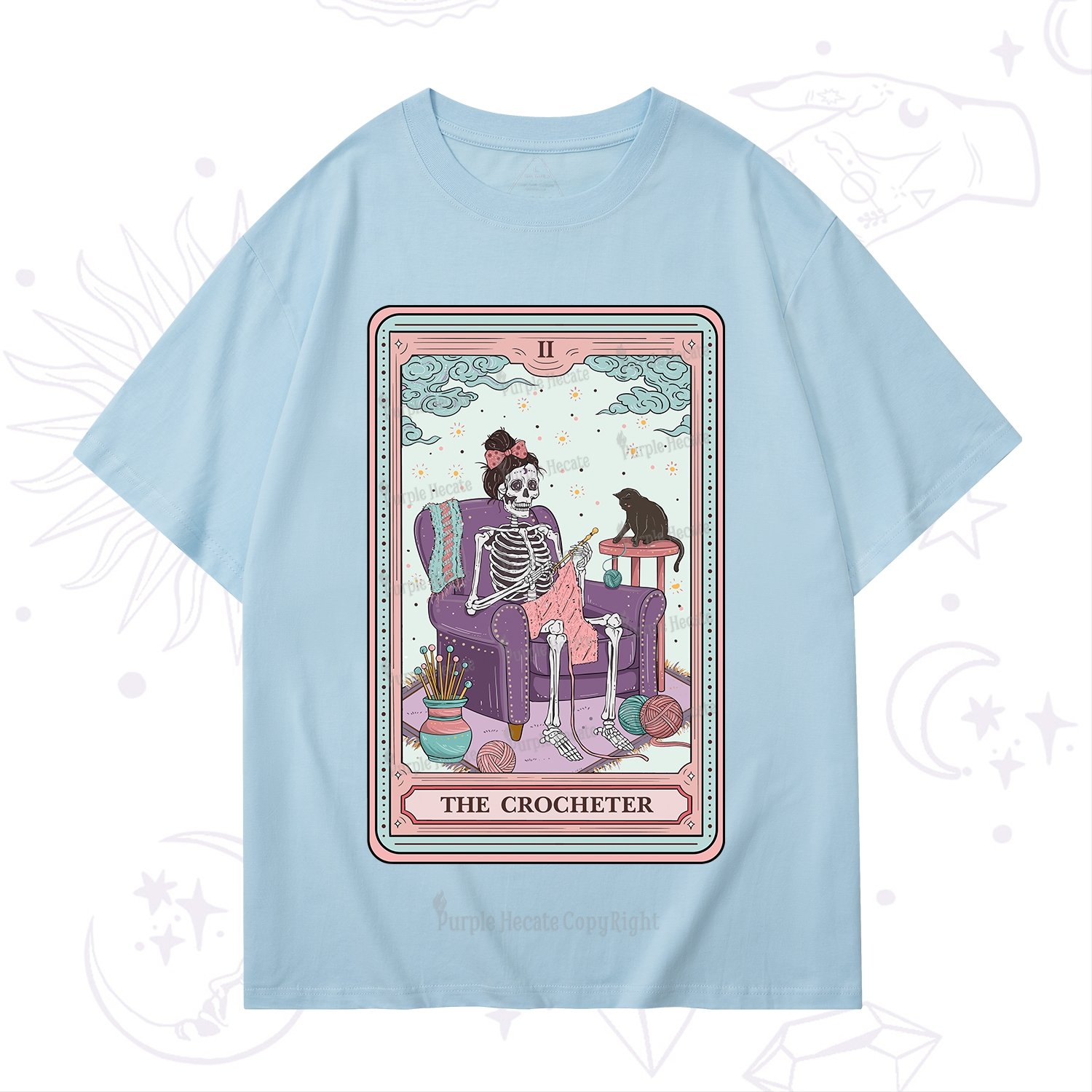 Purplehecate The Crocheter Tarot T-Shirt