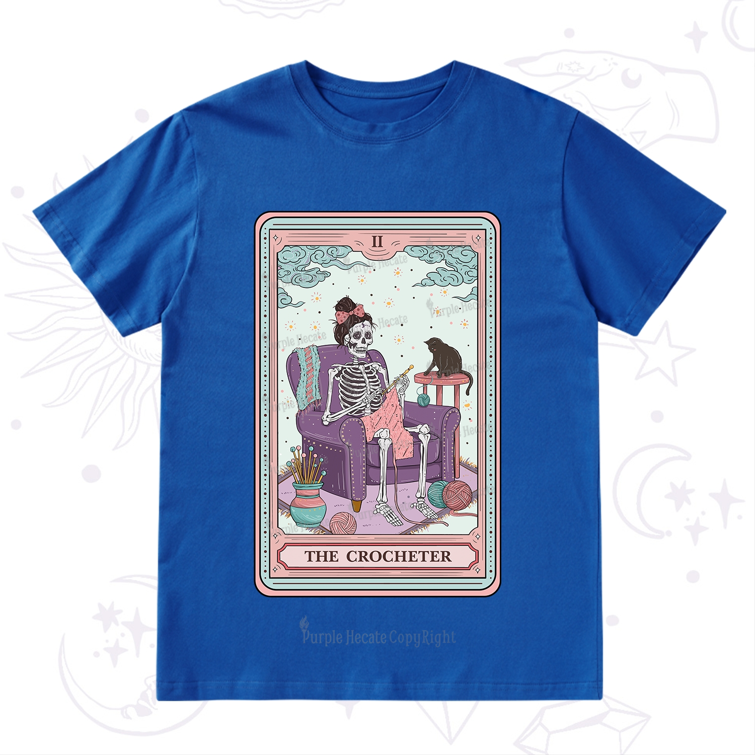 Purplehecate The Crocheter Tarot T-Shirt