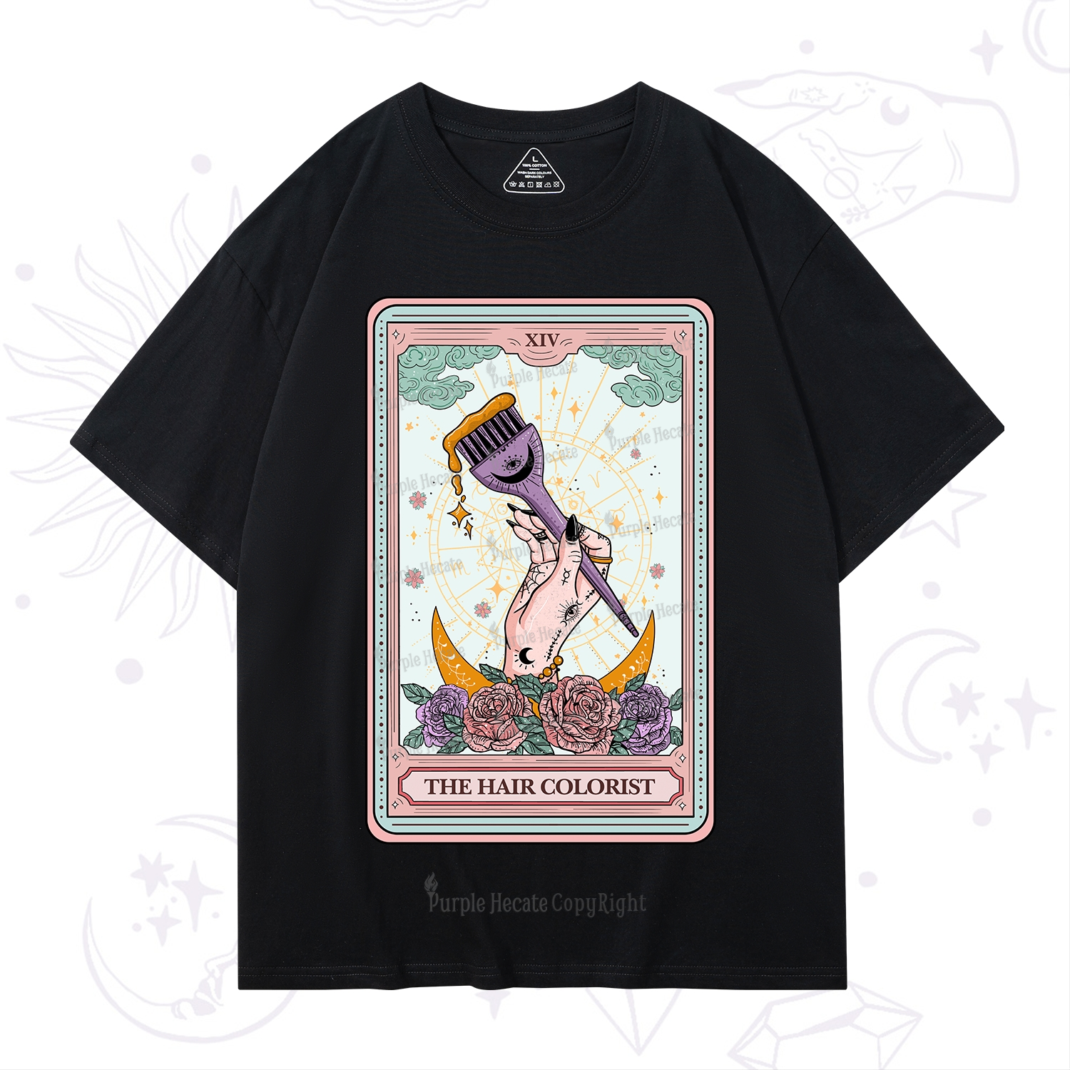 Purplehecate The Hair Colorist Tarot T-Shirt