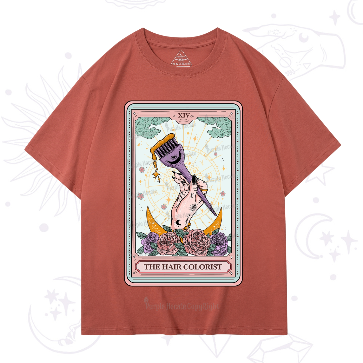 Purplehecate The Hair Colorist Tarot T-Shirt