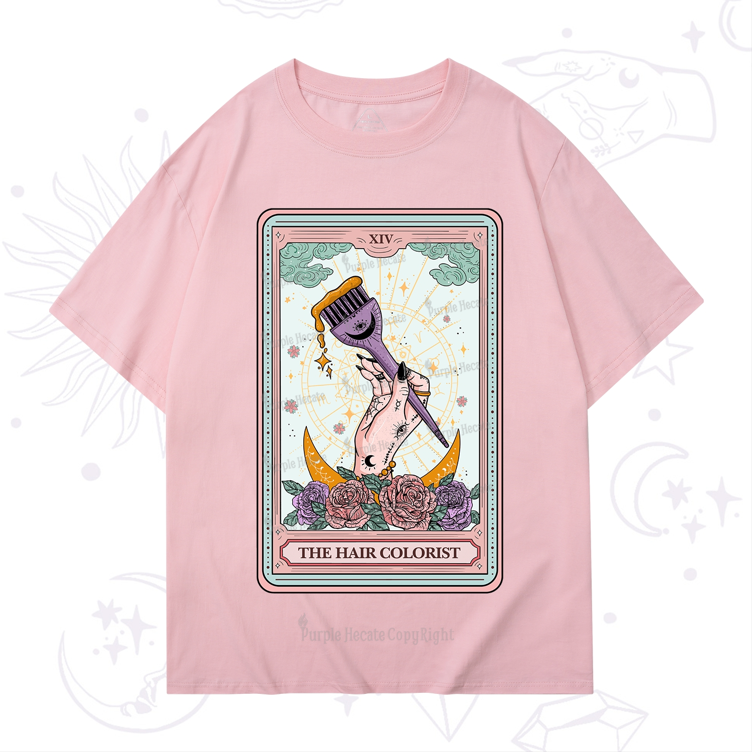 Purplehecate The Hair Colorist Tarot T-Shirt