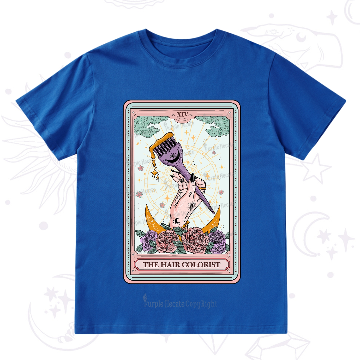 Purplehecate The Hair Colorist Tarot T-Shirt