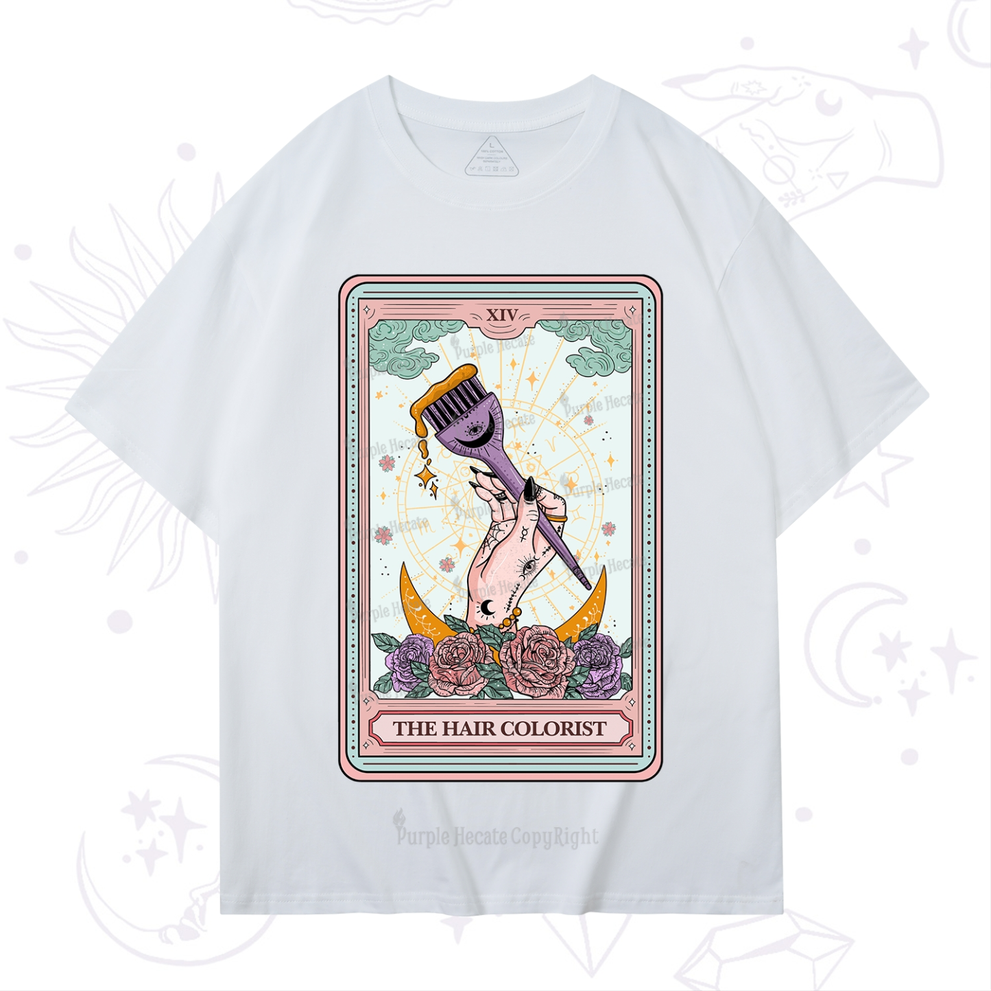 Purplehecate The Hair Colorist Tarot T-Shirt