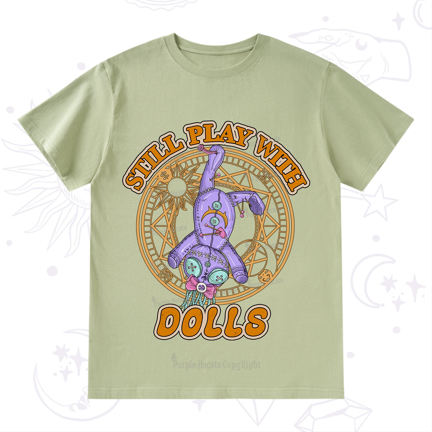 Purplehecate Still Plays With Dolls T-Shirt