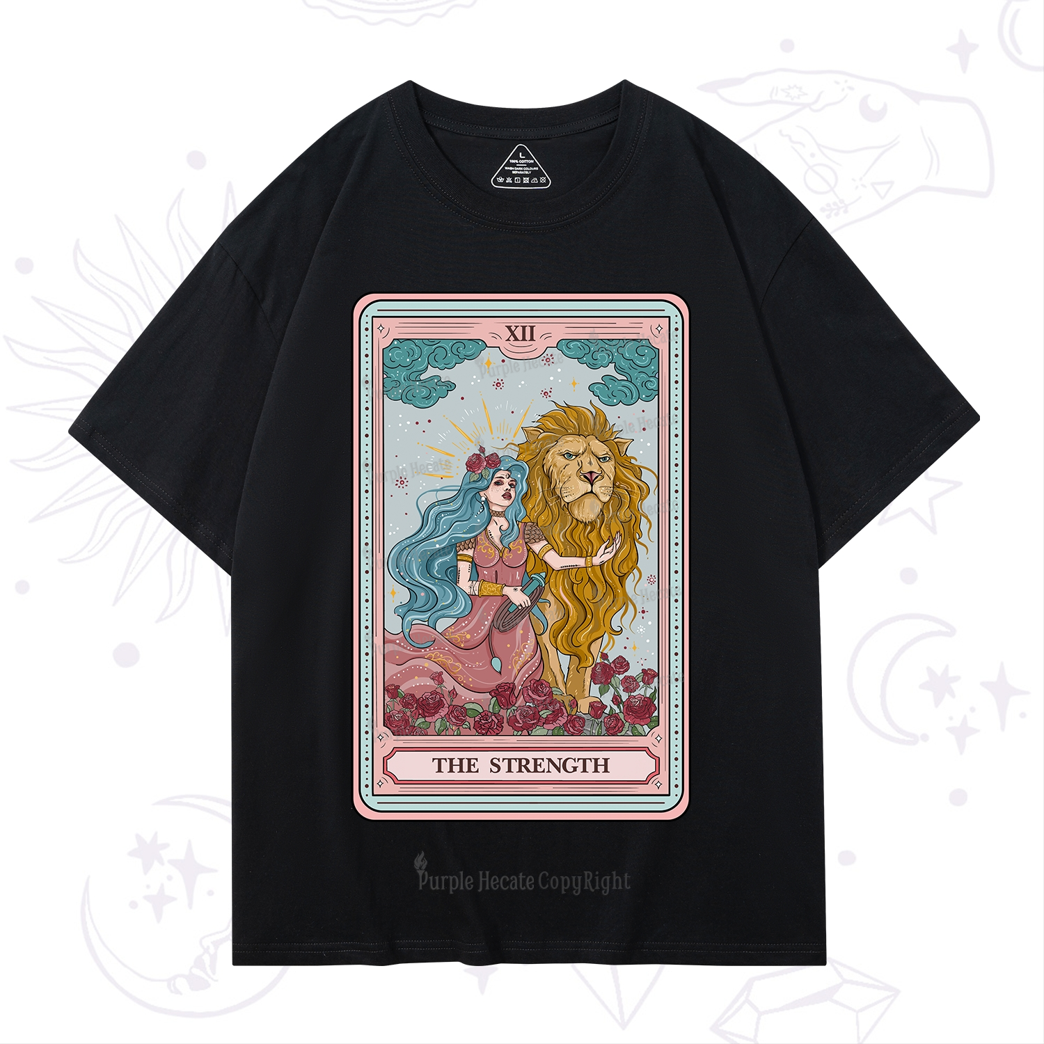 Purplehecate The Strength Tarot T-Shirt