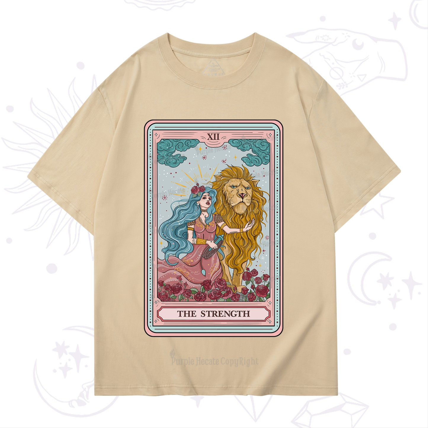 Purplehecate The Strength Tarot T-Shirt
