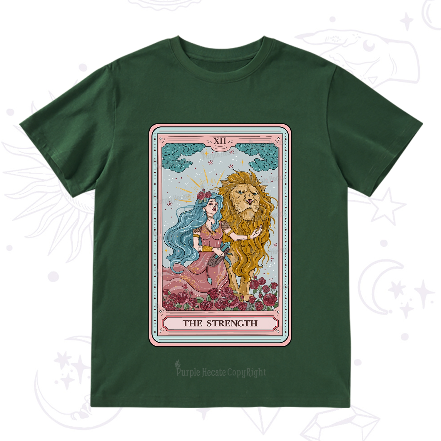 Purplehecate The Strength Tarot T-Shirt