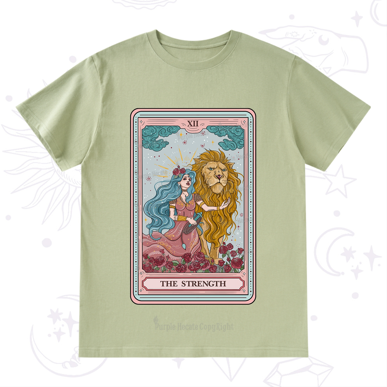 Purplehecate The Strength Tarot T-Shirt
