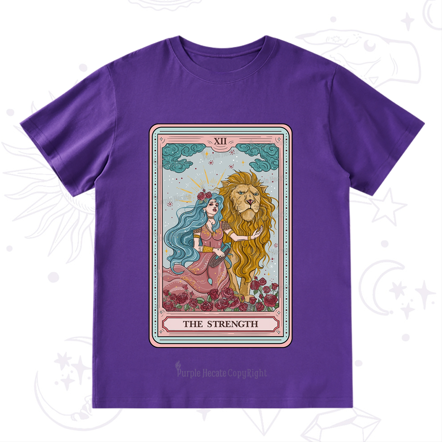 Purplehecate The Strength Tarot T-Shirt