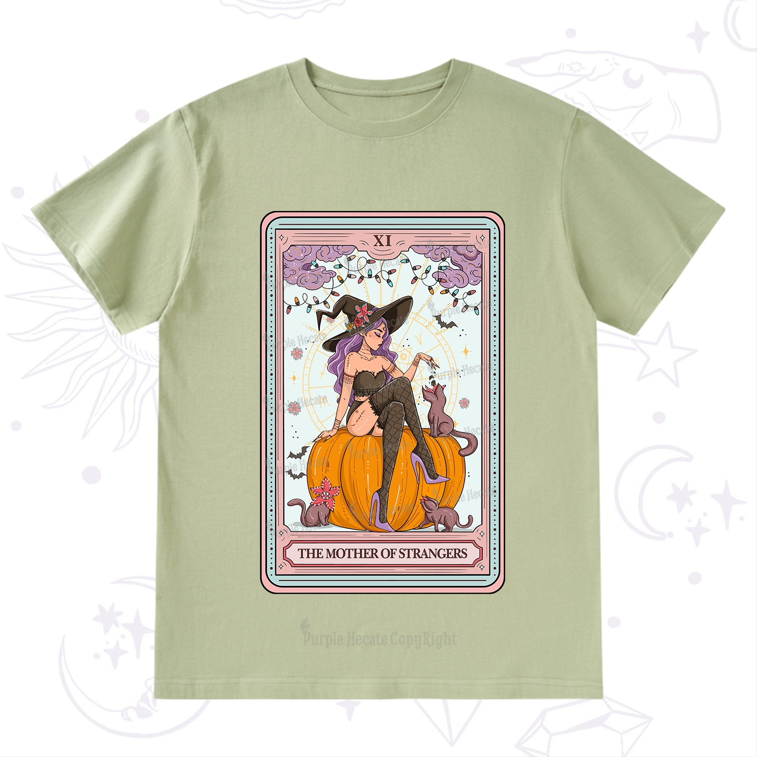 Purplehecate The Mother Of Strangers Tarot T-Shirt