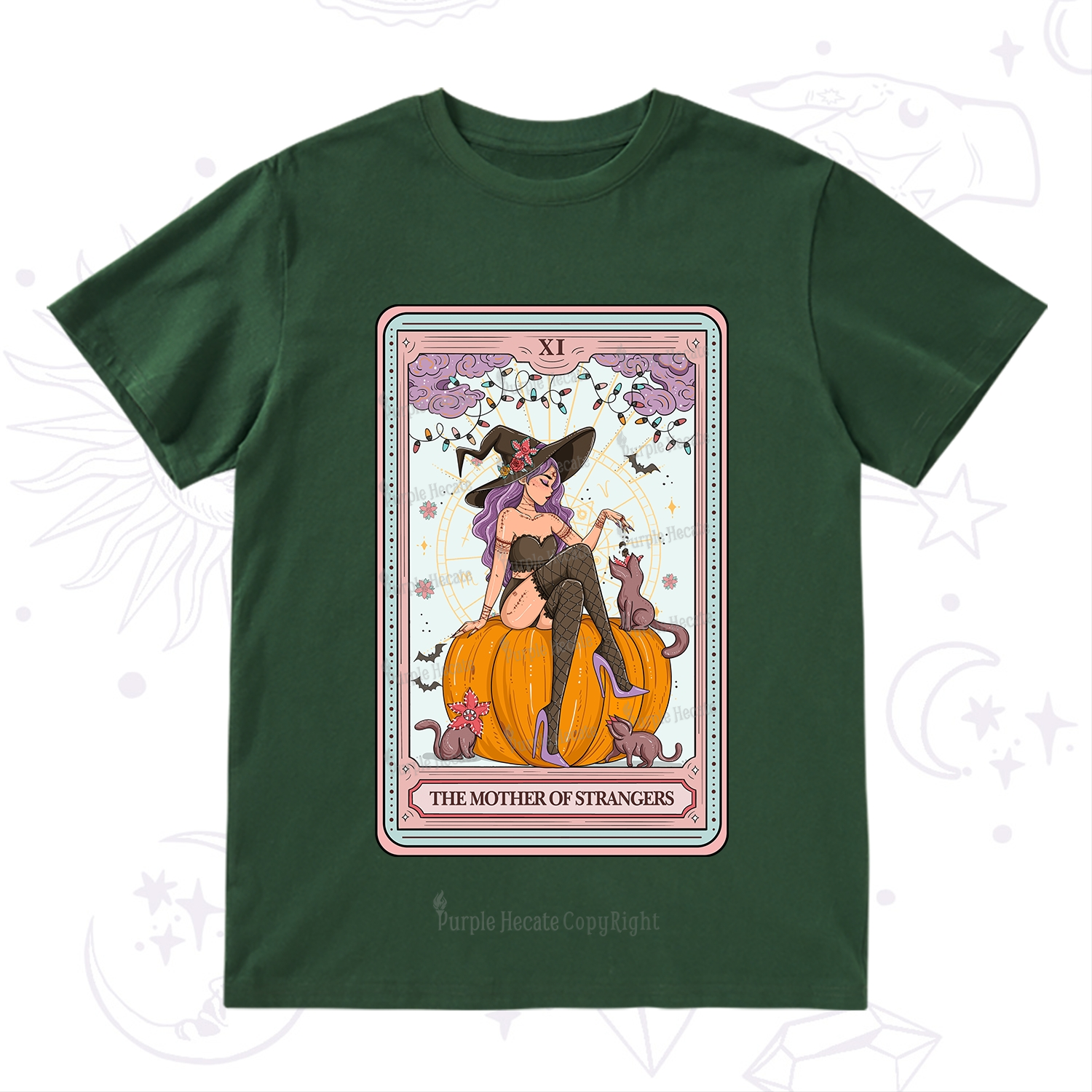 Purplehecate The Mother Of Strangers Tarot T-Shirt