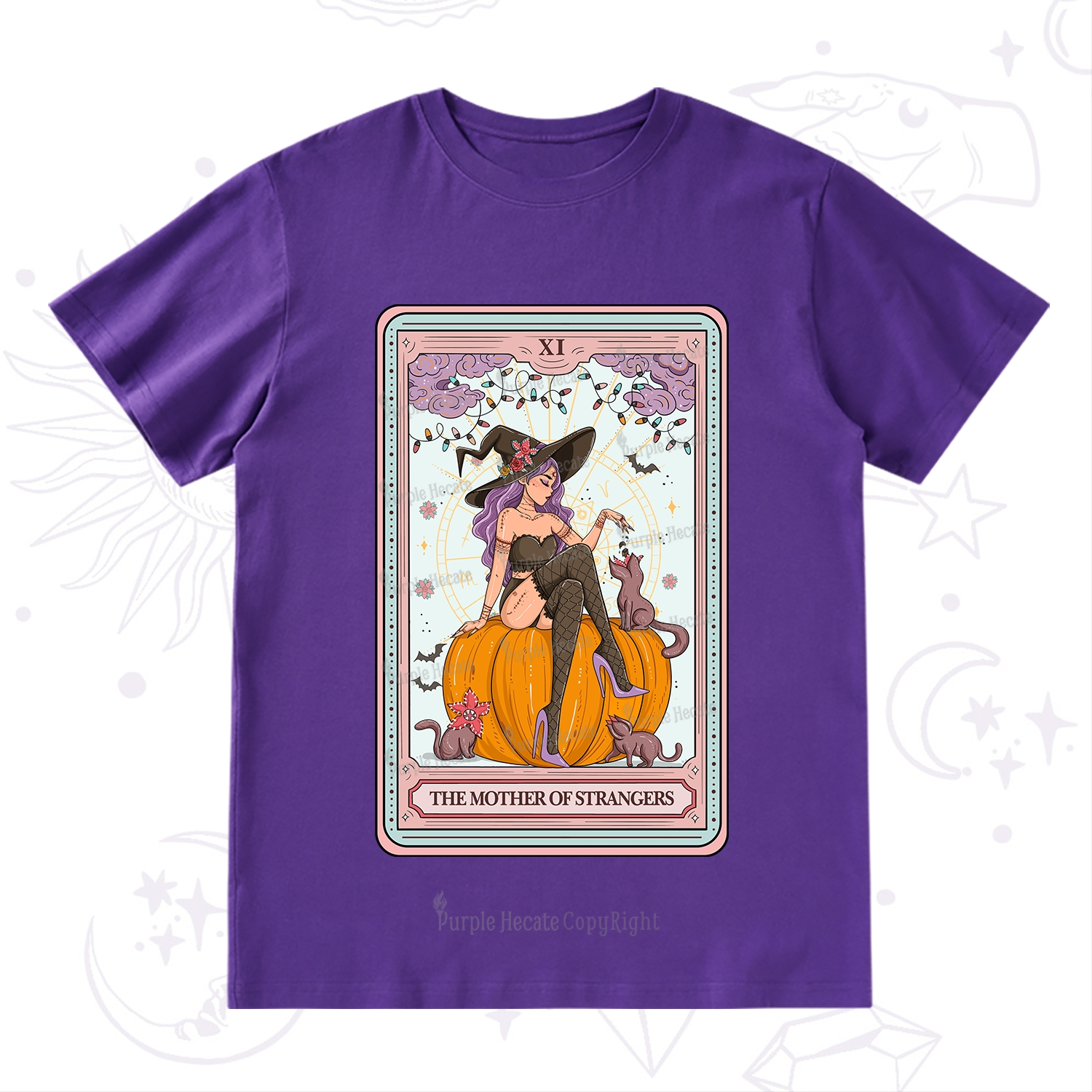 Purplehecate The Mother Of Strangers Tarot T-Shirt