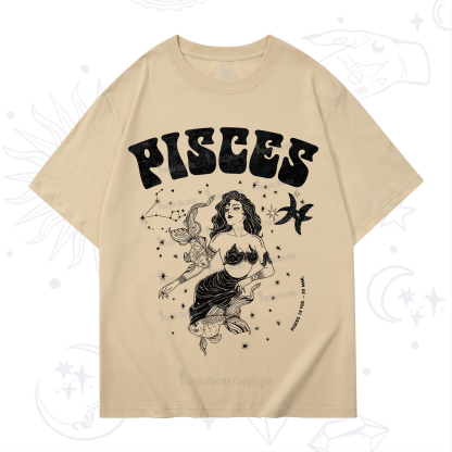 Purplehecate Pisces Zodiac Glyphs T-Shirt