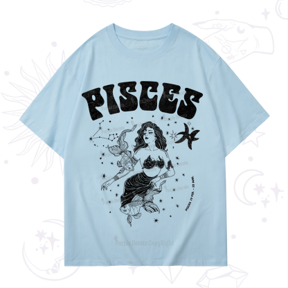 Purplehecate Pisces Zodiac Glyphs T-Shirt