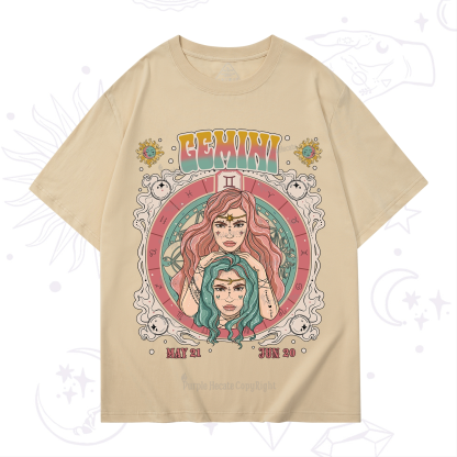 Purplehecate Gemini Cosmic Zodiac T-Shirt