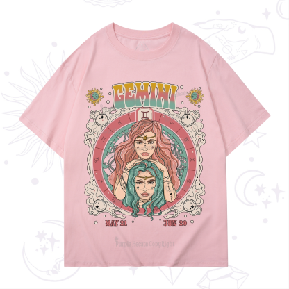 Purplehecate Gemini Cosmic Zodiac T-Shirt