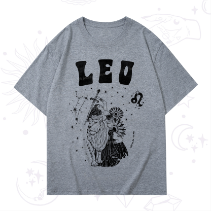 Purplehecate Leo Zodiac Glyphs  T-Shirt