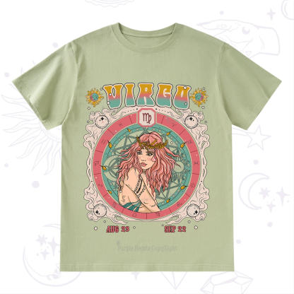 Purplehecate Virgo Cosmic Zodiac T-Shirt