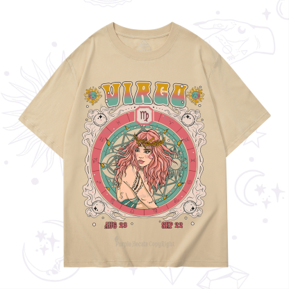 Purplehecate Virgo Cosmic Zodiac T-Shirt