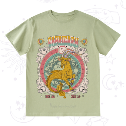 Purplehecate Capricorn Cosmic Zodiac T-Shirt