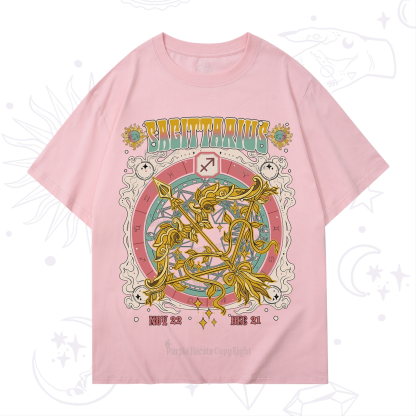 Purplehecate Sagittarius Cosmic Zodiac T-Shirt