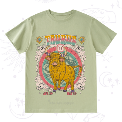 Purplehecate Taurus Cosmic Zodiac  T-Shirt