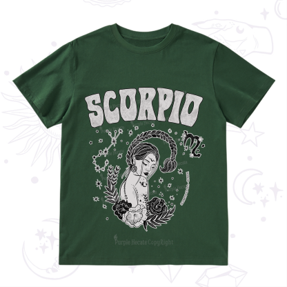 Purplehecate Scorpio Zodiac Glyphs  T-Shirt