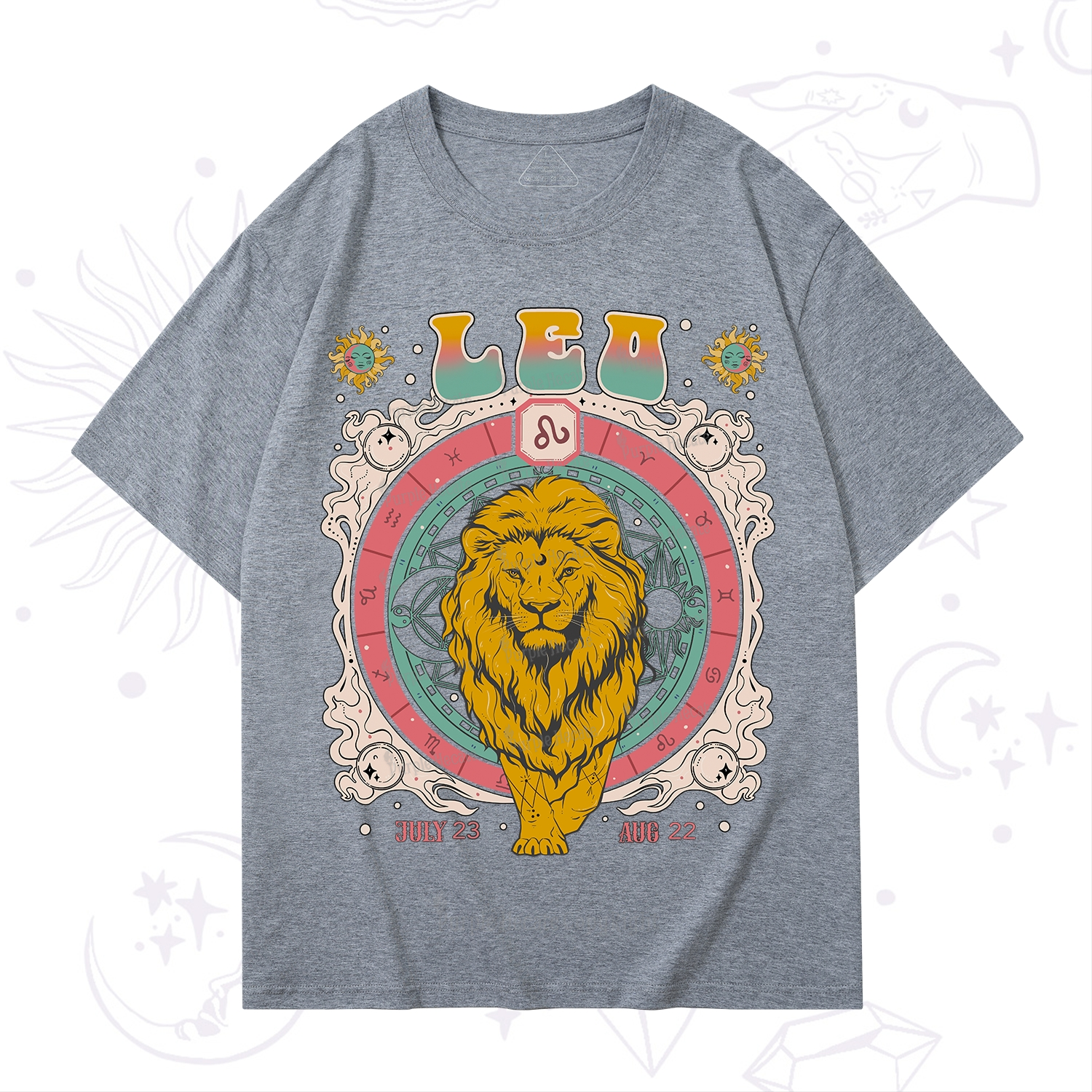 Purplehecate Leo Cosmic Zodiac T-Shirt
