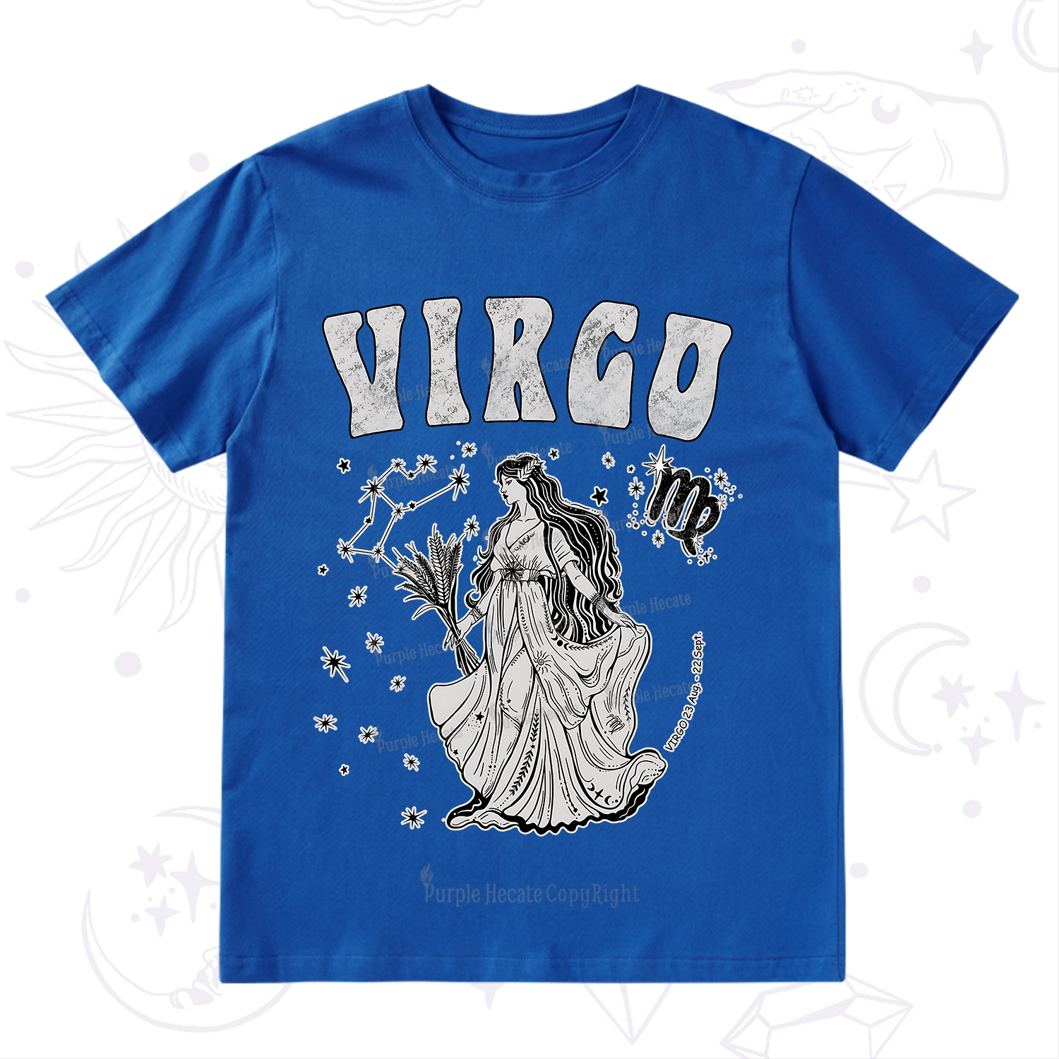 Purplehecate Virgo Starshine Zodiac T-Shirt