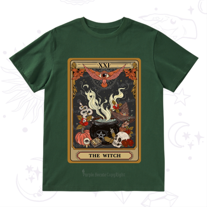 Purplehecate The Witch Magical Tarot T-Shirt