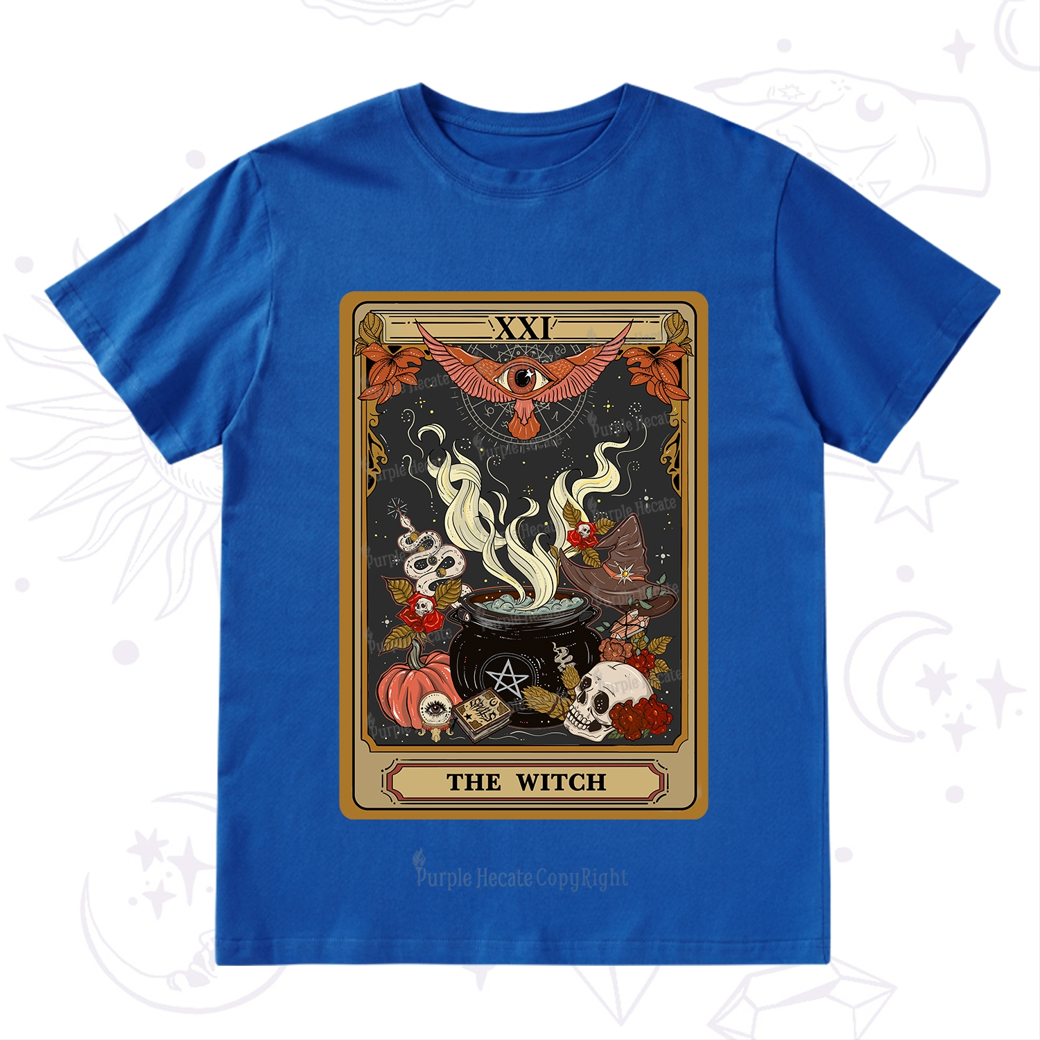 Purplehecate The Witch Magical Tarot T-Shirt